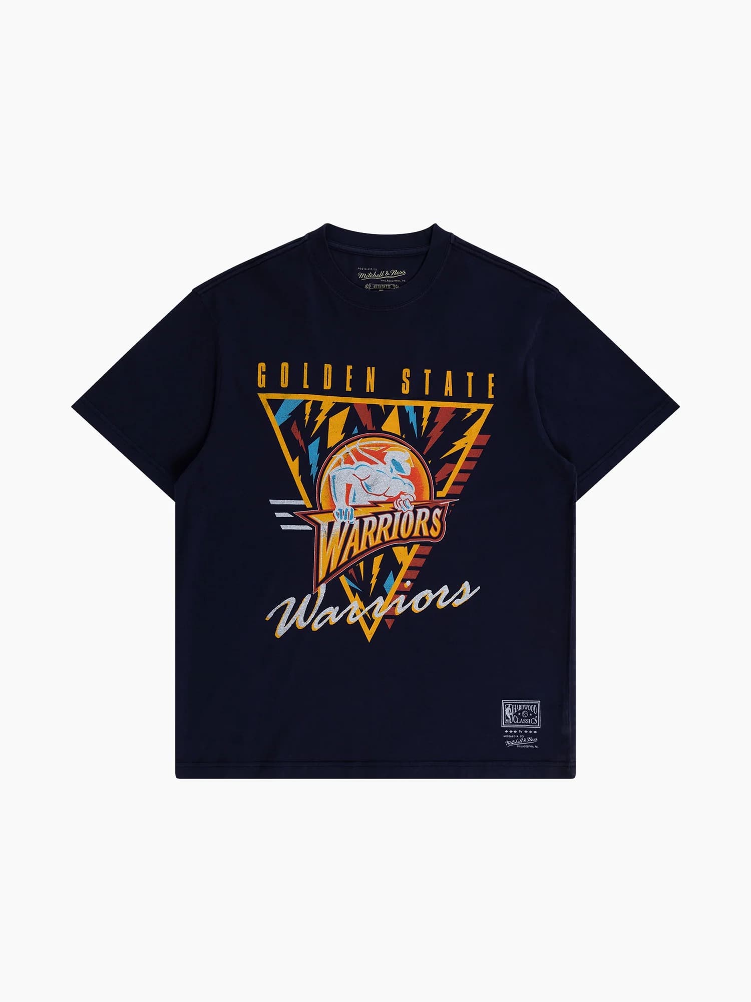 Mitchell-Ness-Golden-State-Warriors-Tri-Logo-Vintage-T-Shirt-5