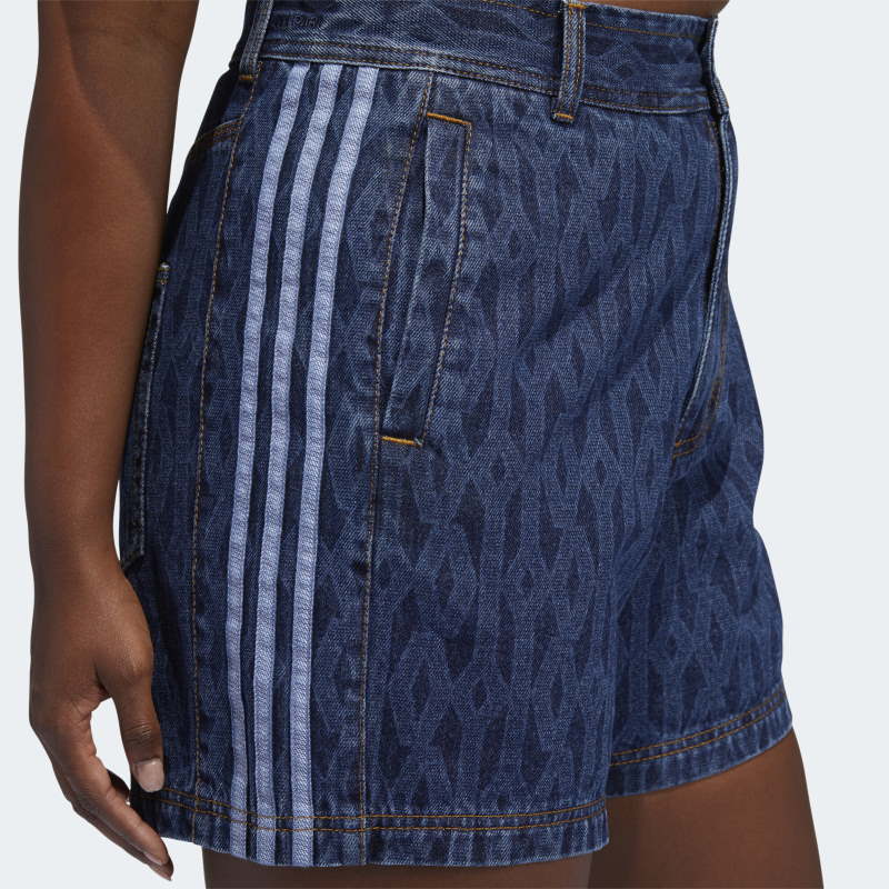 Спортивные шорты adidas Ivy Park Monogram Denim Shorts (All Gender) Dark Denim