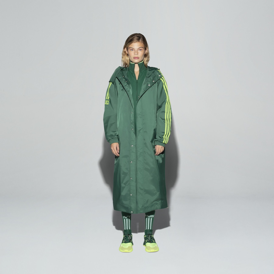 Куртка adidas Ivy Park Wind Jacket (Gender Neutral) Dark Green/Hi-Res Yellow