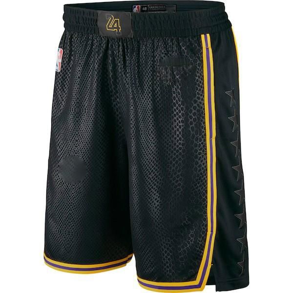 2017-18-Lakers-Nike-City-Edition-Swingman-24-NBA-Shorts