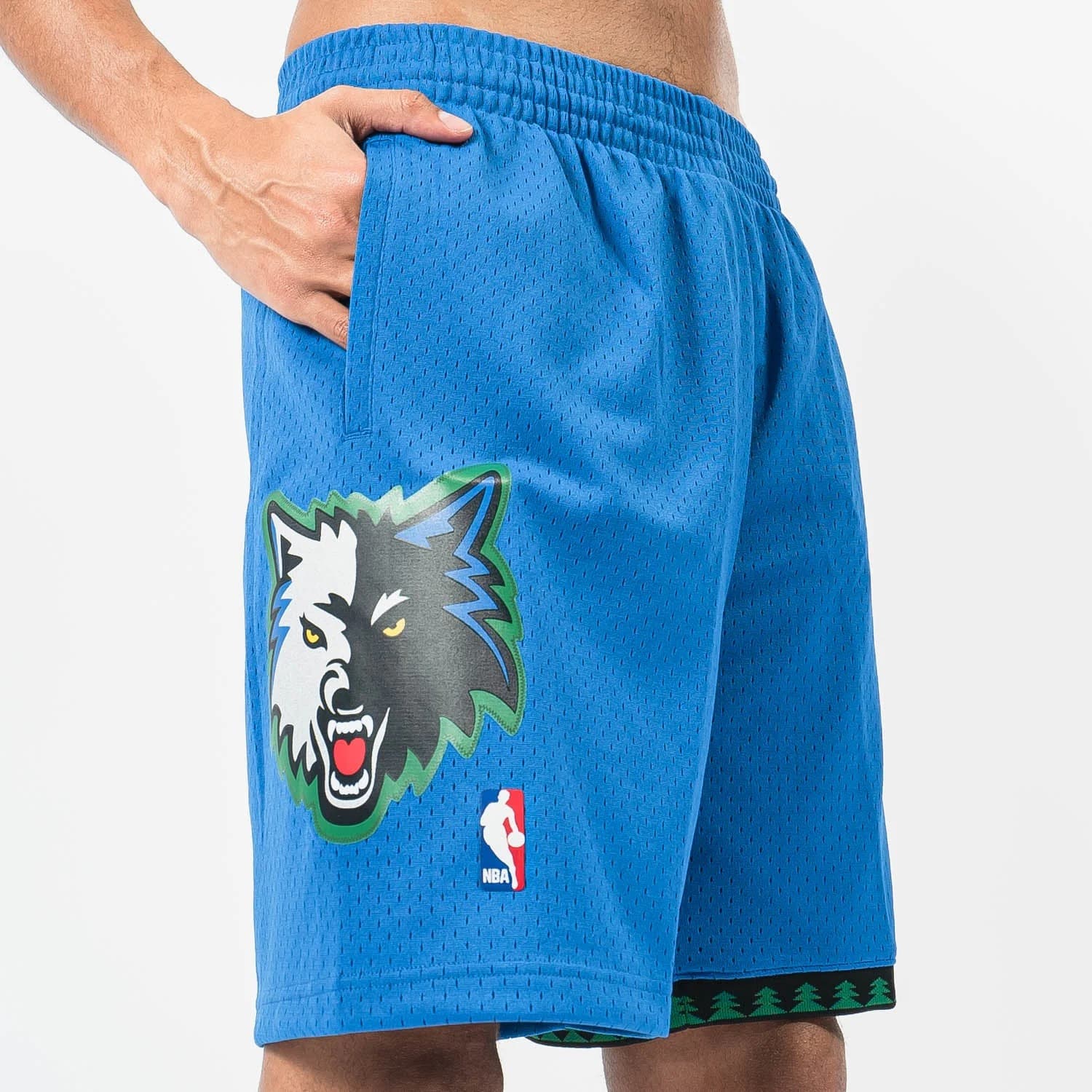 Спортивные шорты Mitchell & Ness Minnesota Timberwolves 2003-04 Hardwood Classics Throwback Swingman NBA Shorts