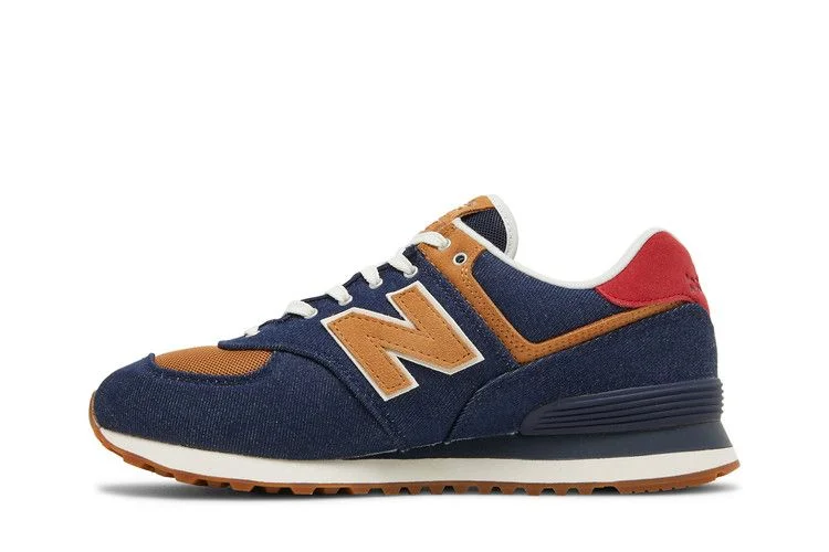 Кроссовки New Balance 574 'Denim - Pigment Team Red'