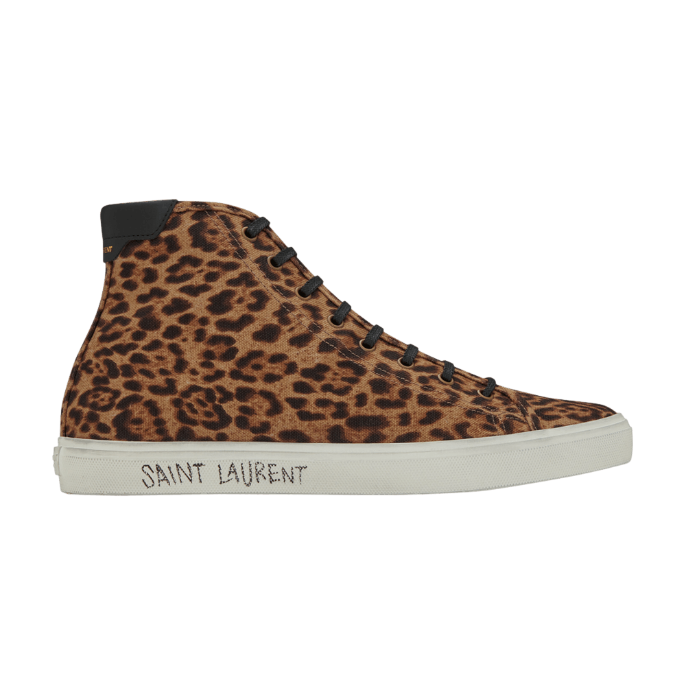 Кроссовки Saint Laurent Malibu Mid 'Leopard Print'