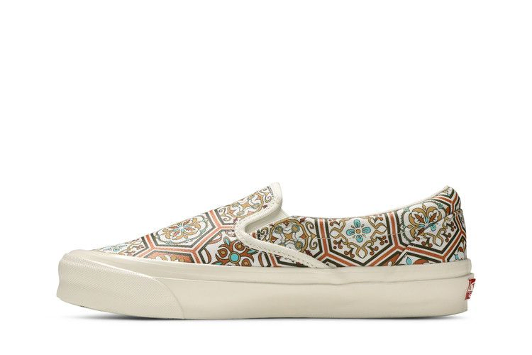 Кроссовки Vans KITH x Classic Slip-On 'Brown Moroccan Pattern'