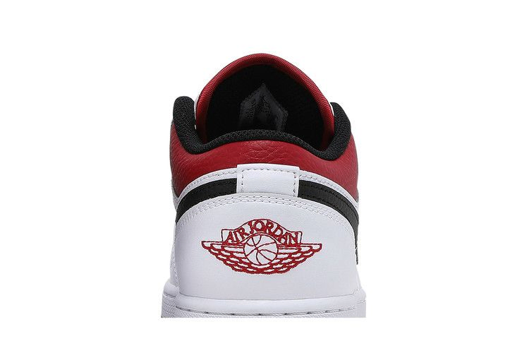Кроссовки Air Jordan 1 Low GS 'White Gym Red'