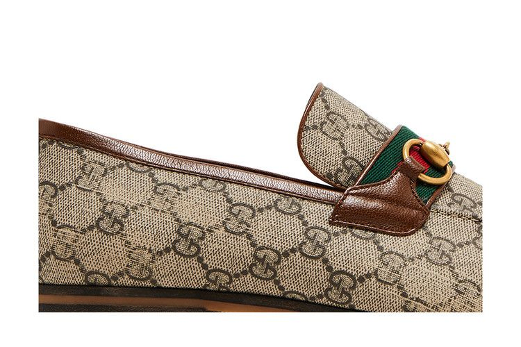 Кроссовки Gucci Paride Moccasin 'GG Supreme - Beige'