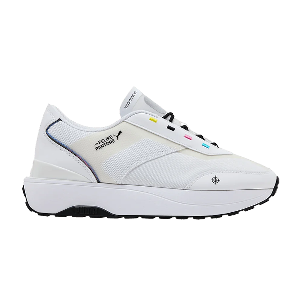Krossovki-Felipe-Pantone-x-Puma-Wmns-Cruise-Rider-White