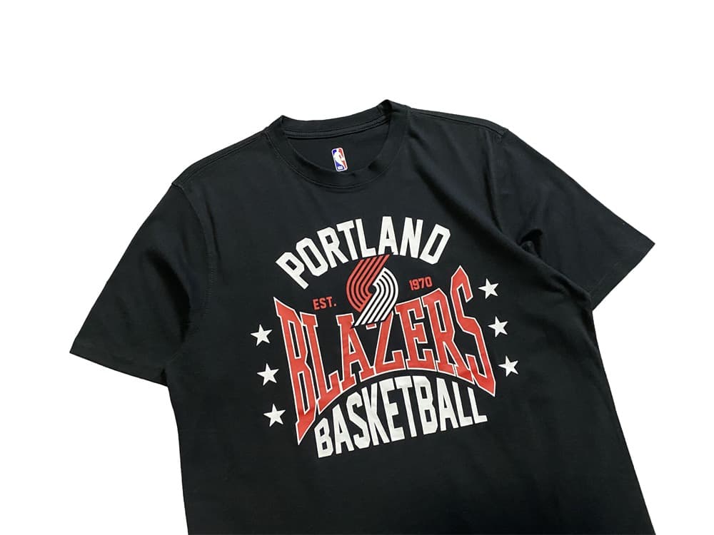 Футболка Main Squeeze NBA Portland Trailblazers Black T-Shirt