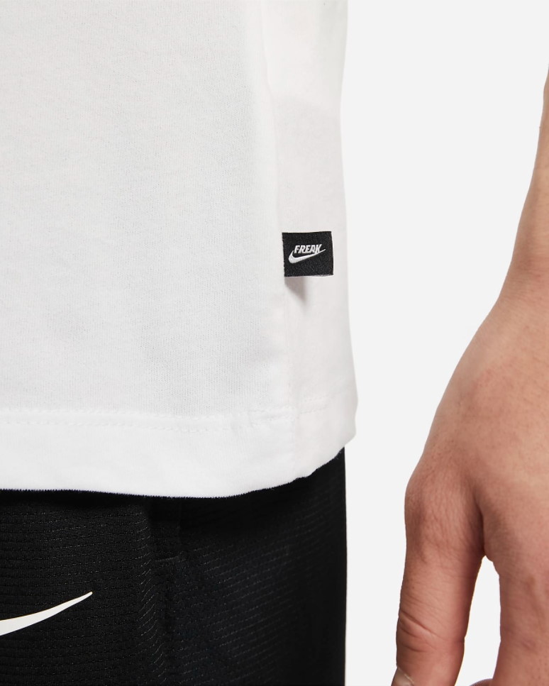 Футболка Nike Giannis Antetokounmpo Freak Logo T-Shirt White