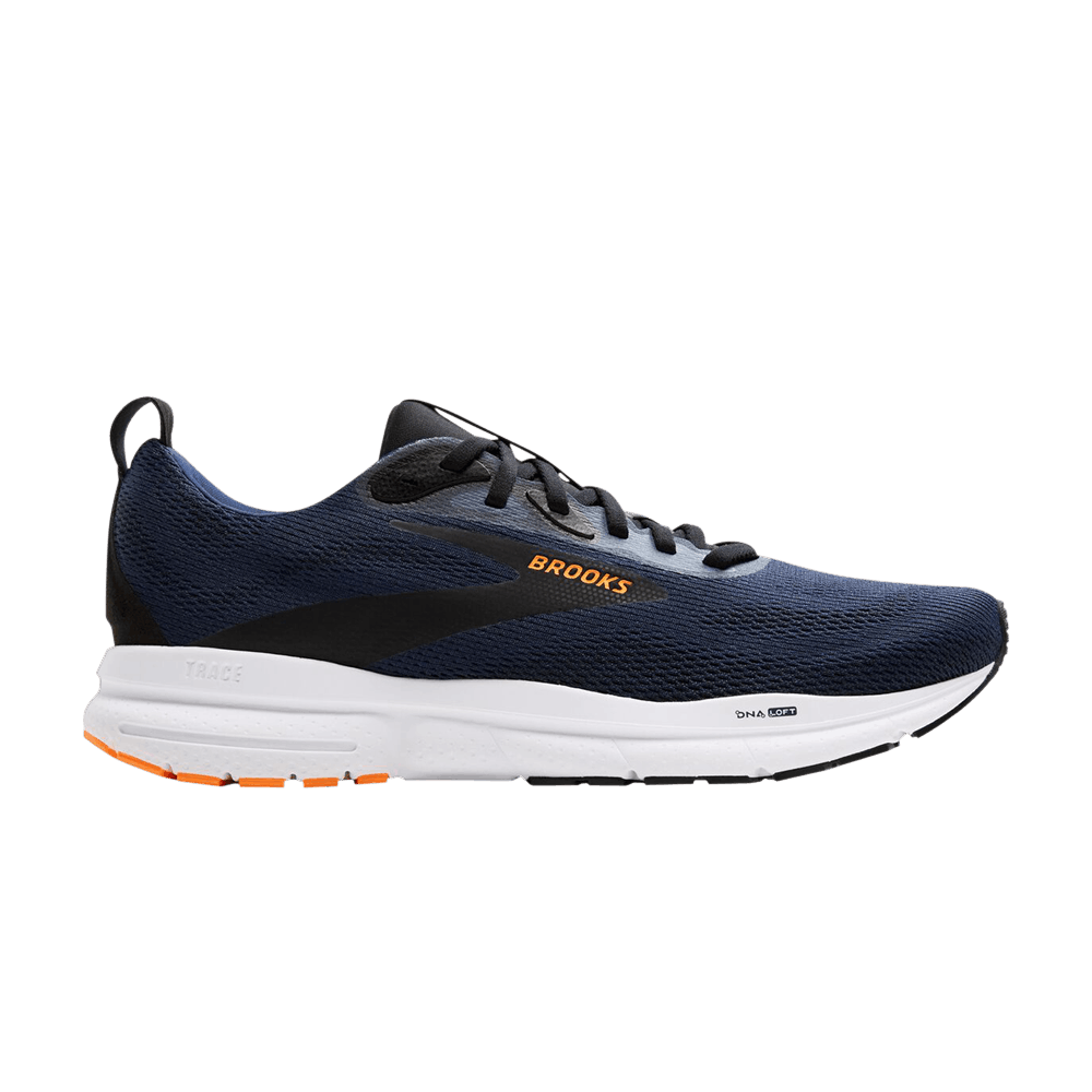 Кроссовки Brooks Trace 4 'Peacoat Black Orange Pop'