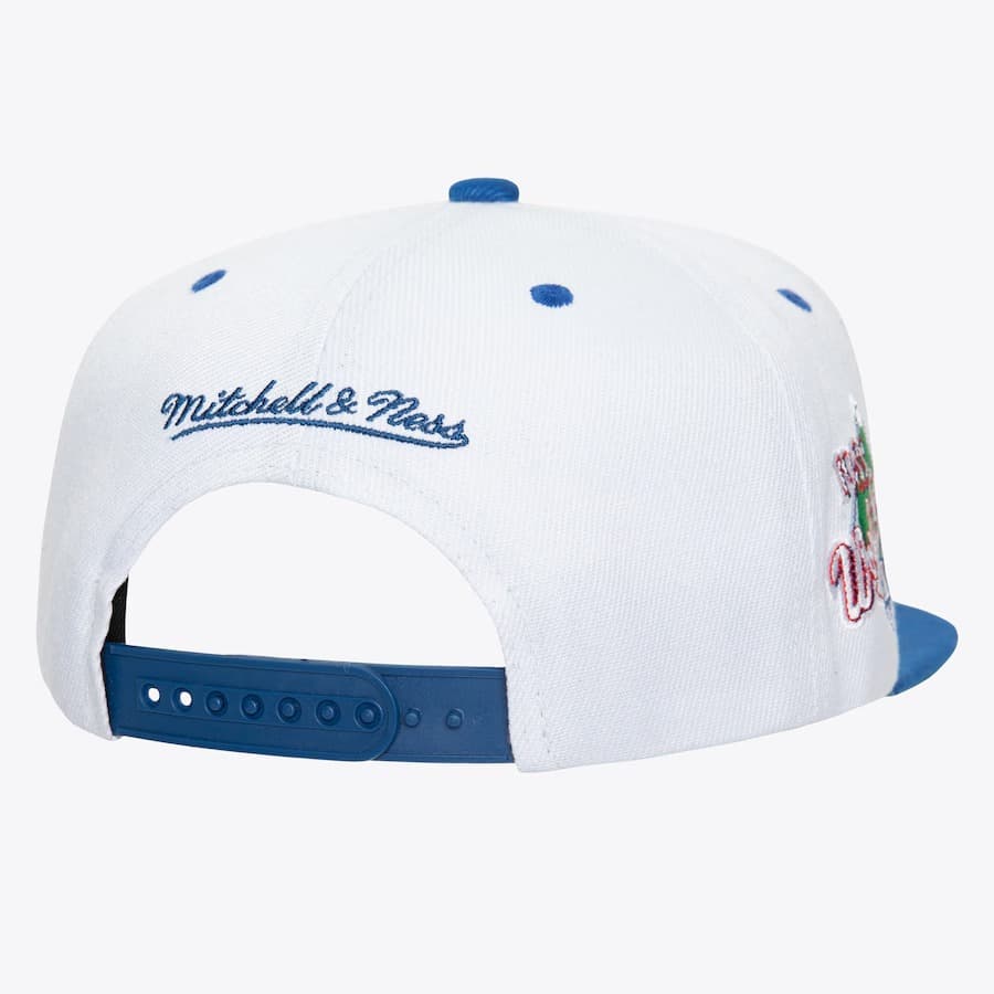 Бейсболка Mitchell & Ness White Los Angeles Dodgers Cooperstown Collection Champ Series Snapback Hat