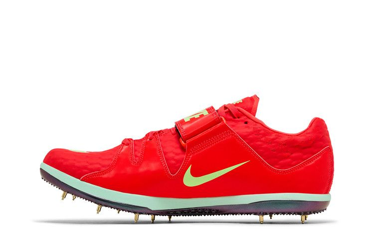 Кроссовки Nike High Jump Elite 'Bright Crimson Lime Blast'