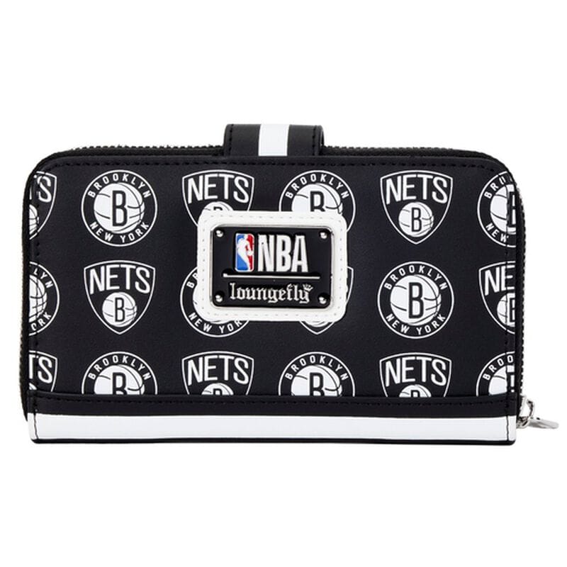 Кошелёк NBA Brooklyn Nets Logo Zip Around Wallet