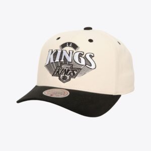 Mitchell-Ness-Cream-Los-Angeles-Kings-Vintage-Hockey-Horizon-Pro-Crown-Snapback-Hat-300x300