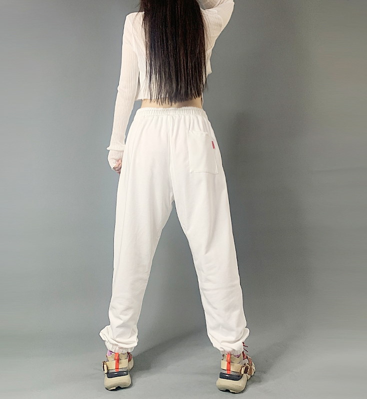 Спортивные брюки 2020 Hip-hop Sweatpants Monochromatic White