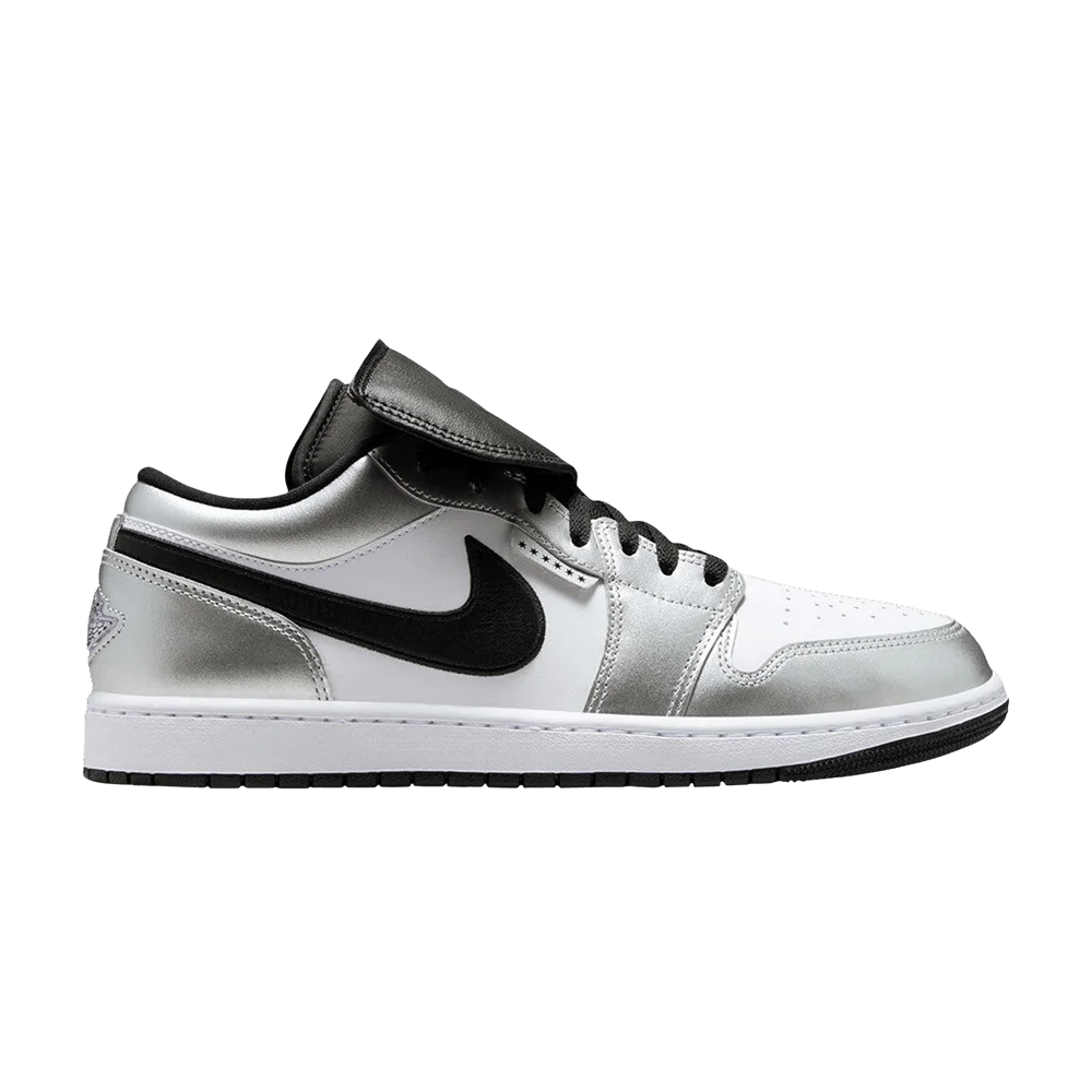 Krossovki-Air-Jordan-1-Tiempo-Low-Metallic-Silver