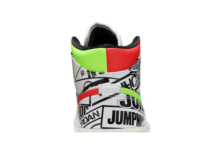 Кроссовки Air Jordan 1 Mid 'Over-Print Logos'