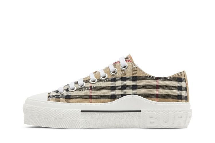 Кроссовки Burberry Wmns Jack Vintage Check Sneaker 'Archive Beige'
