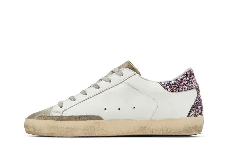 Кроссовки Golden Goose Wmns Superstar 'White Black Glitter'