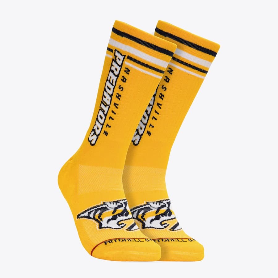 Спортивные носки Mitchell & Ness Nashville Predators Power Play Crew Socks