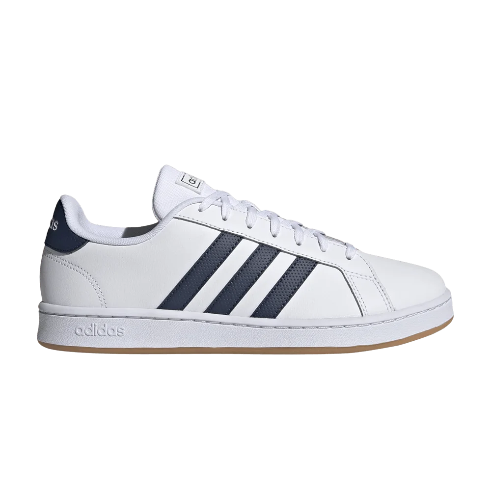 Кроссовки Adidas Grand Court 'White Crew Navy Gum'
