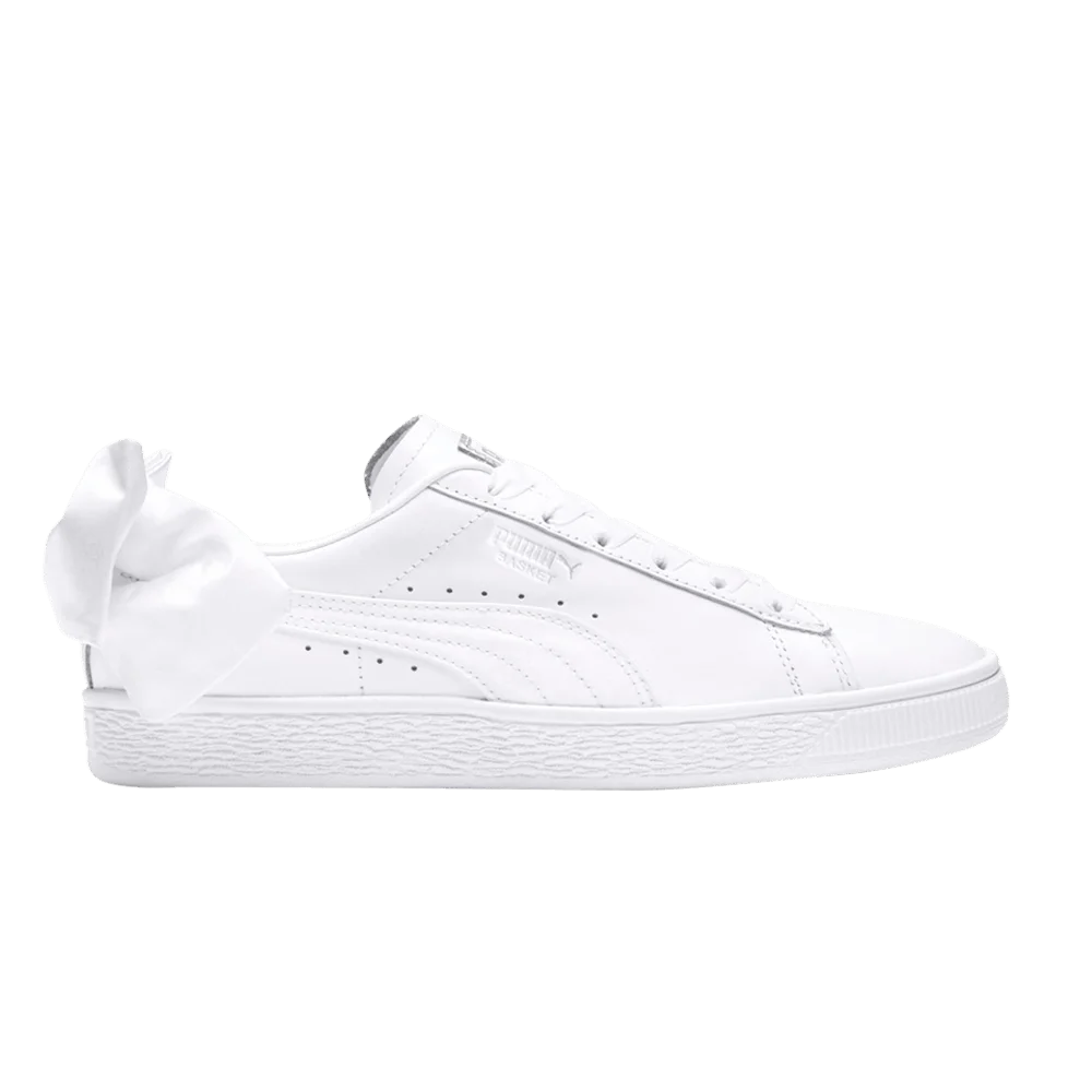 Krossovki-Puma-Wmns-Basket-Bow-White