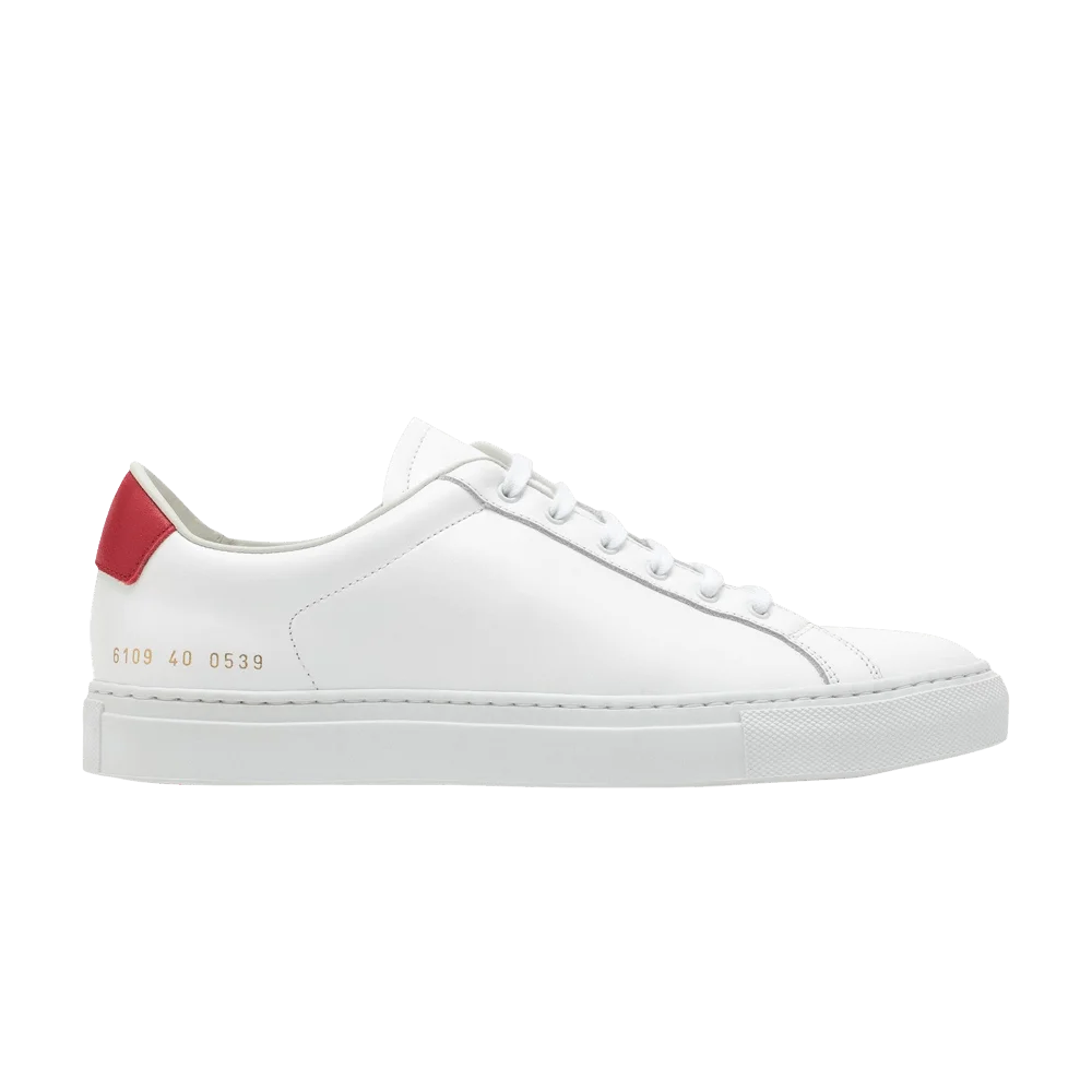 Krossovki-Common-Projects-Wmns-Retro-Low-White-Red