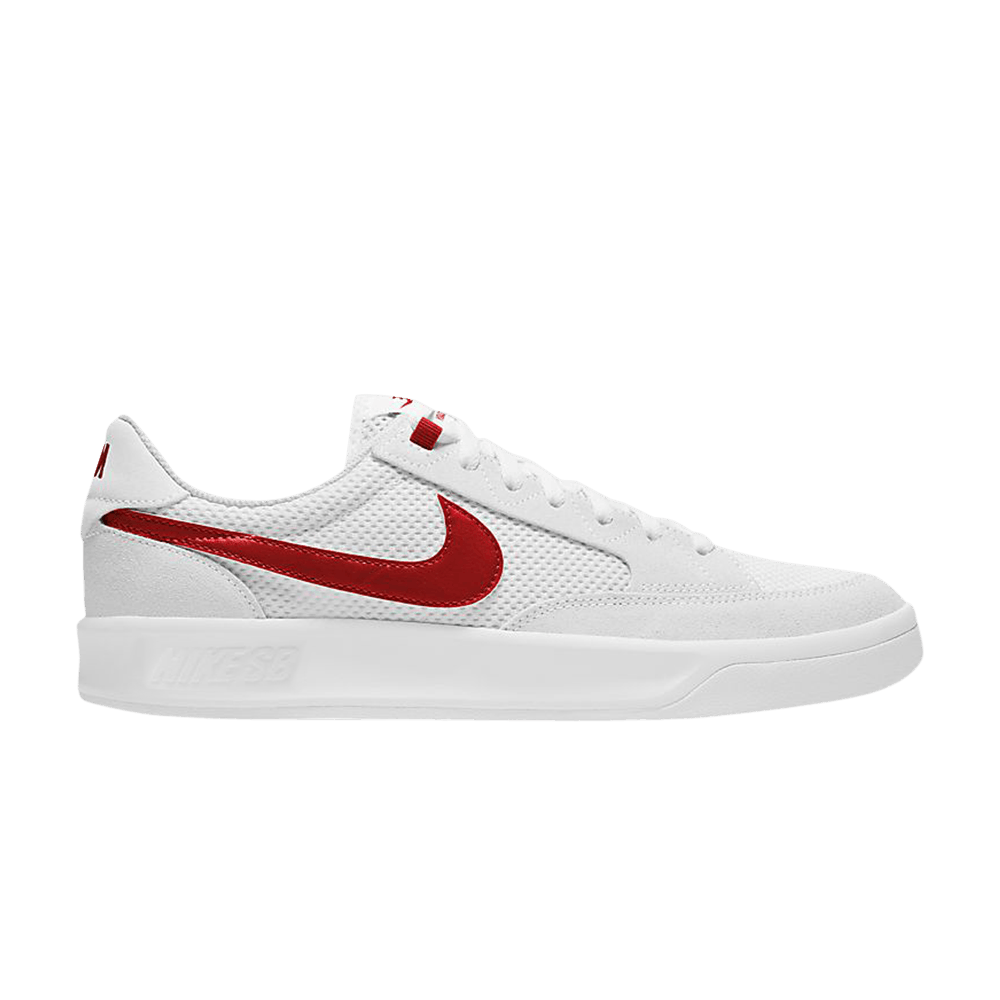Кроссовки Nike Adversary SB 'White University Red'