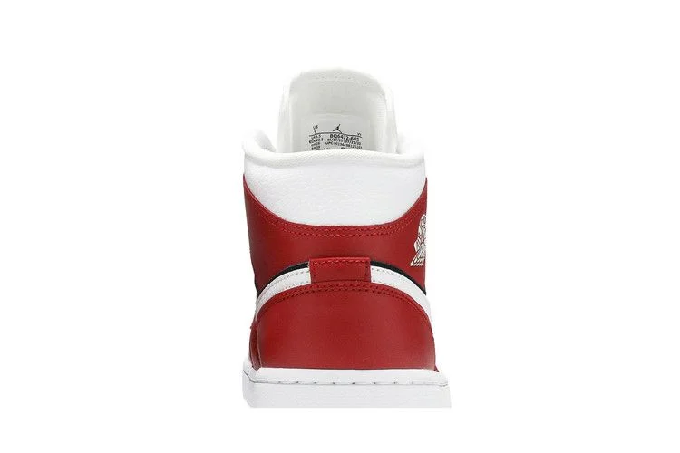 Кроссовки Wmns Air Jordan 1 Mid 'Gym Red Black'