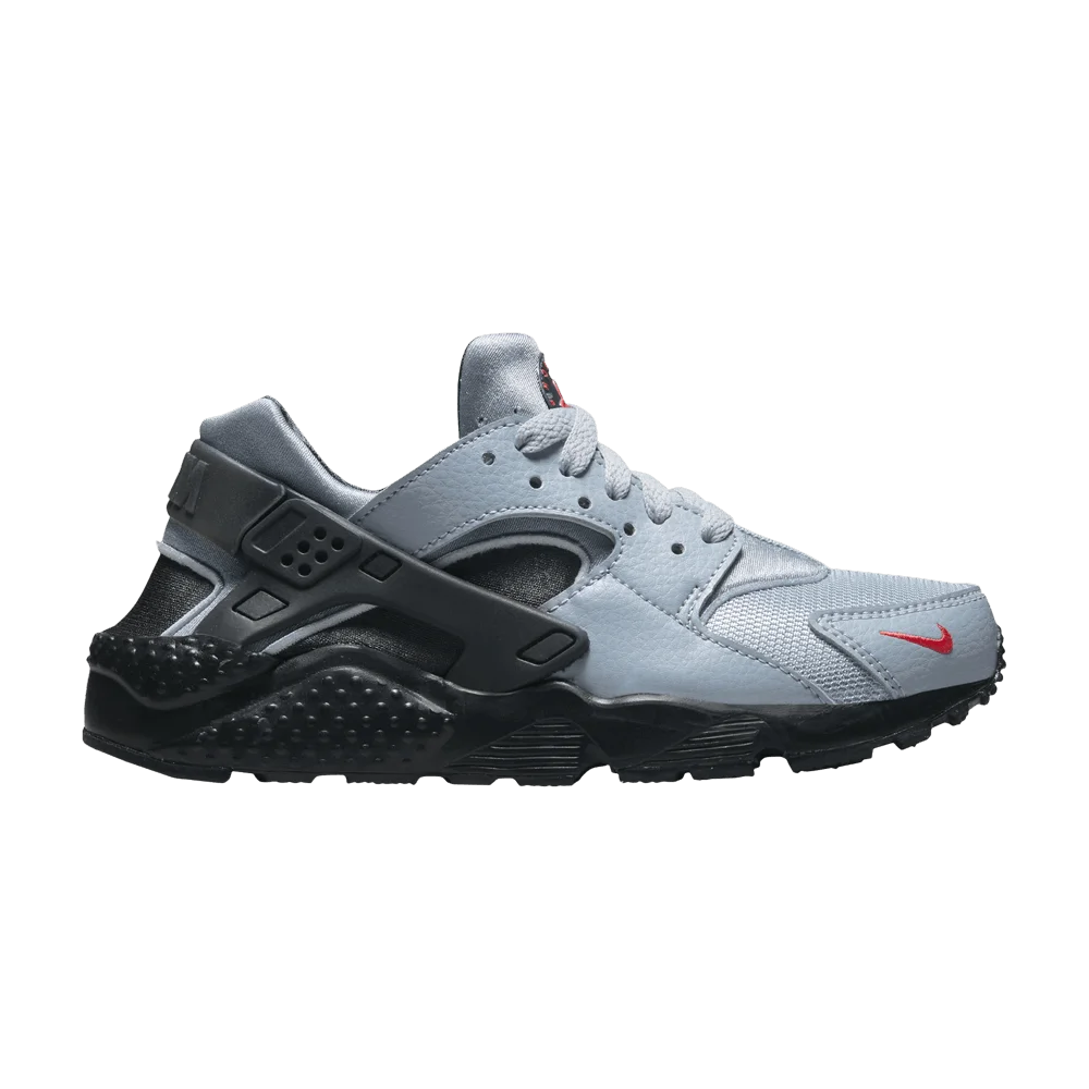Krossovki-Nike-Huarache-Run-GS-Wolf-Grey-Black