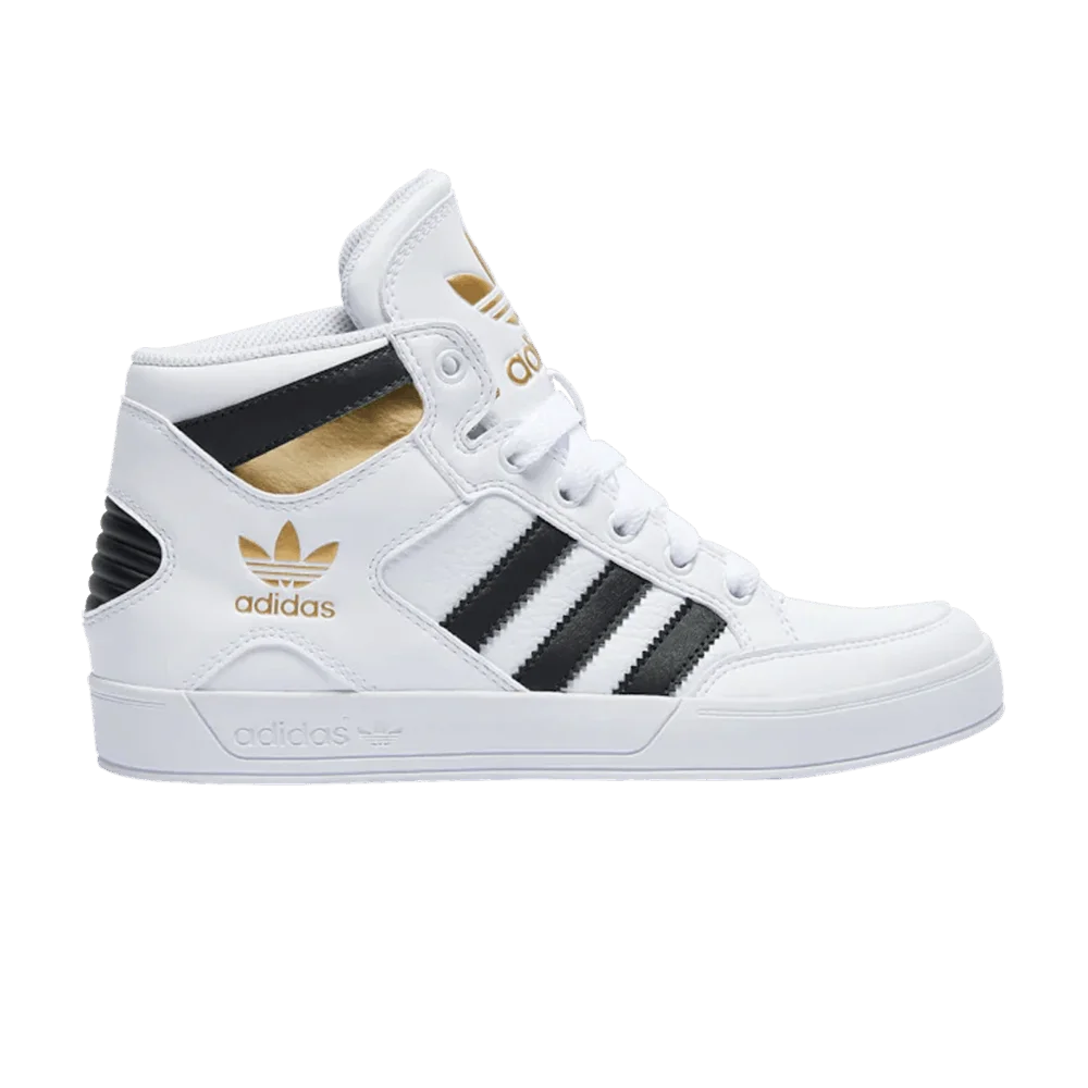 Кроссовки Adidas Hard Court High J 'White Gold'