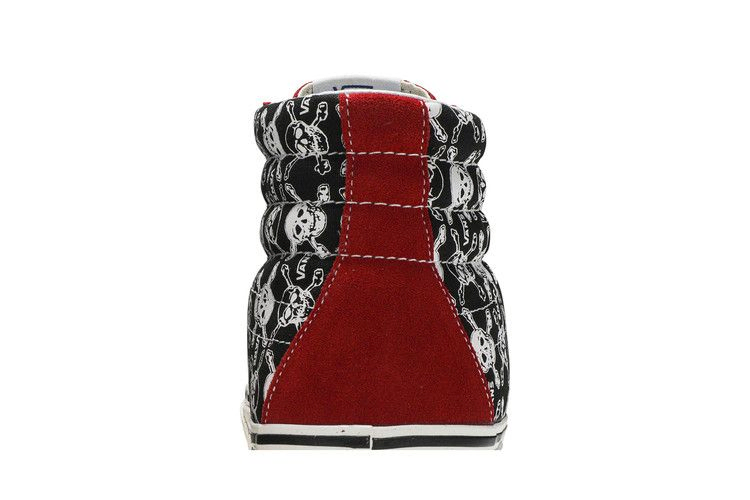Кроссовки Vans Sk8-Hi 38 DX 'Skulls Red Black'