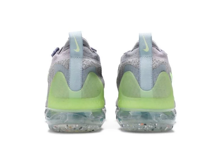 Кроссовки Nike Air VaporMax 2021 Flyknit 'Grey Light Liquid Lime'