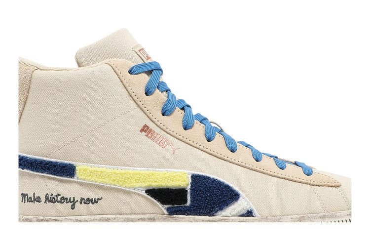 Кроссовки Black Fives x Puma Clyde Mid 'Creme Brulee'