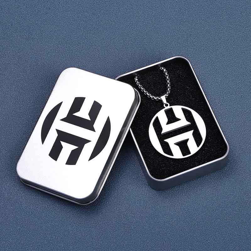 Подвеска Jinduo Harden Logo Steel Pendant