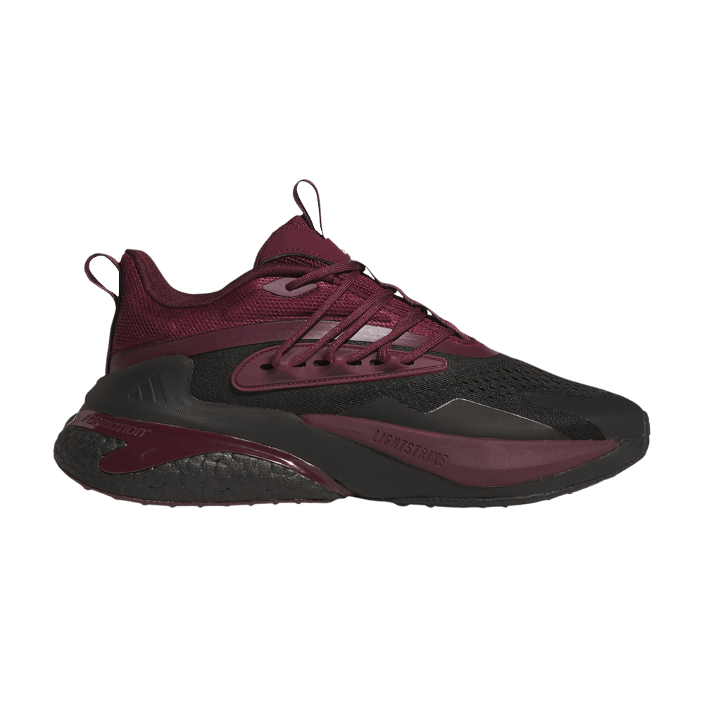 Кроссовки Adidas AlphaBoost V2 'Black Maroon'