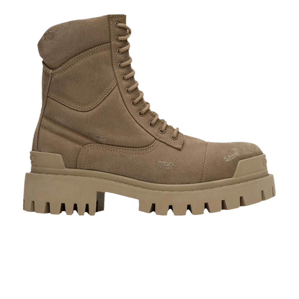 Кроссовки Balenciaga Combat Strike Boot 'Worn-Out - Beige'