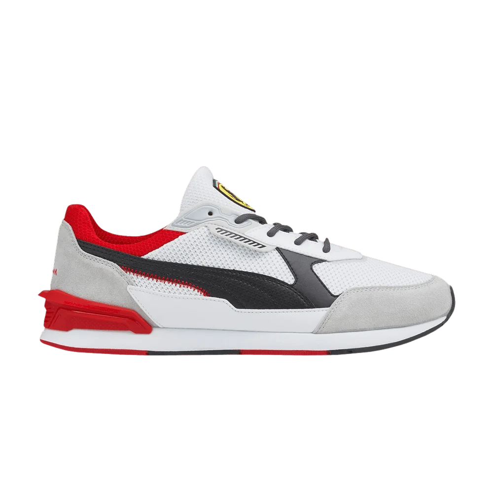 Кроссовки Scuderia Ferrari x Puma Low Racer 'White Black Rosso Corsa'