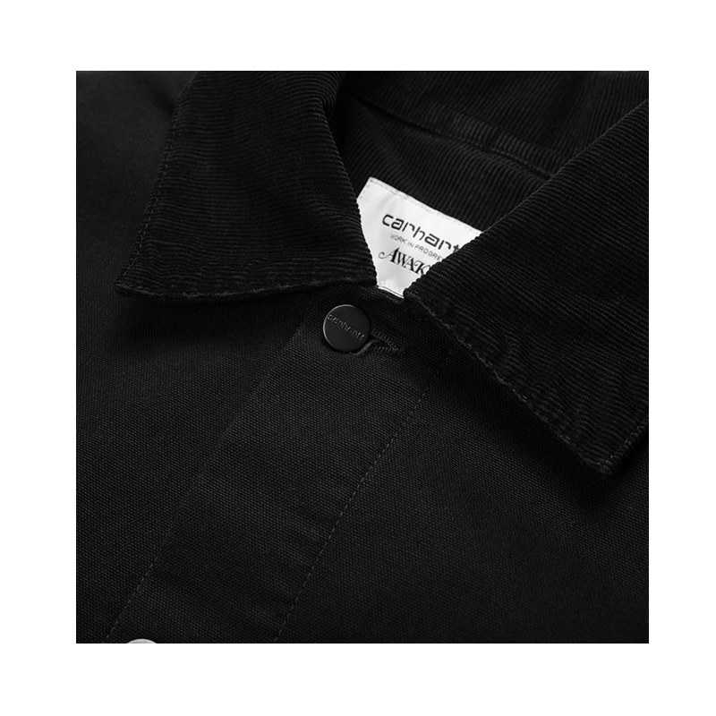 Куртка Awake x Carhartt WIP Michigan Chore Coat Black