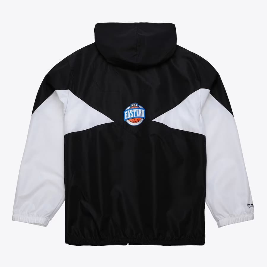 Анорак Mitchell & Ness Black Philadelphia 76ers Vintage Logo Ultimate Lightweight Full-Zip Windbreaker Jacket