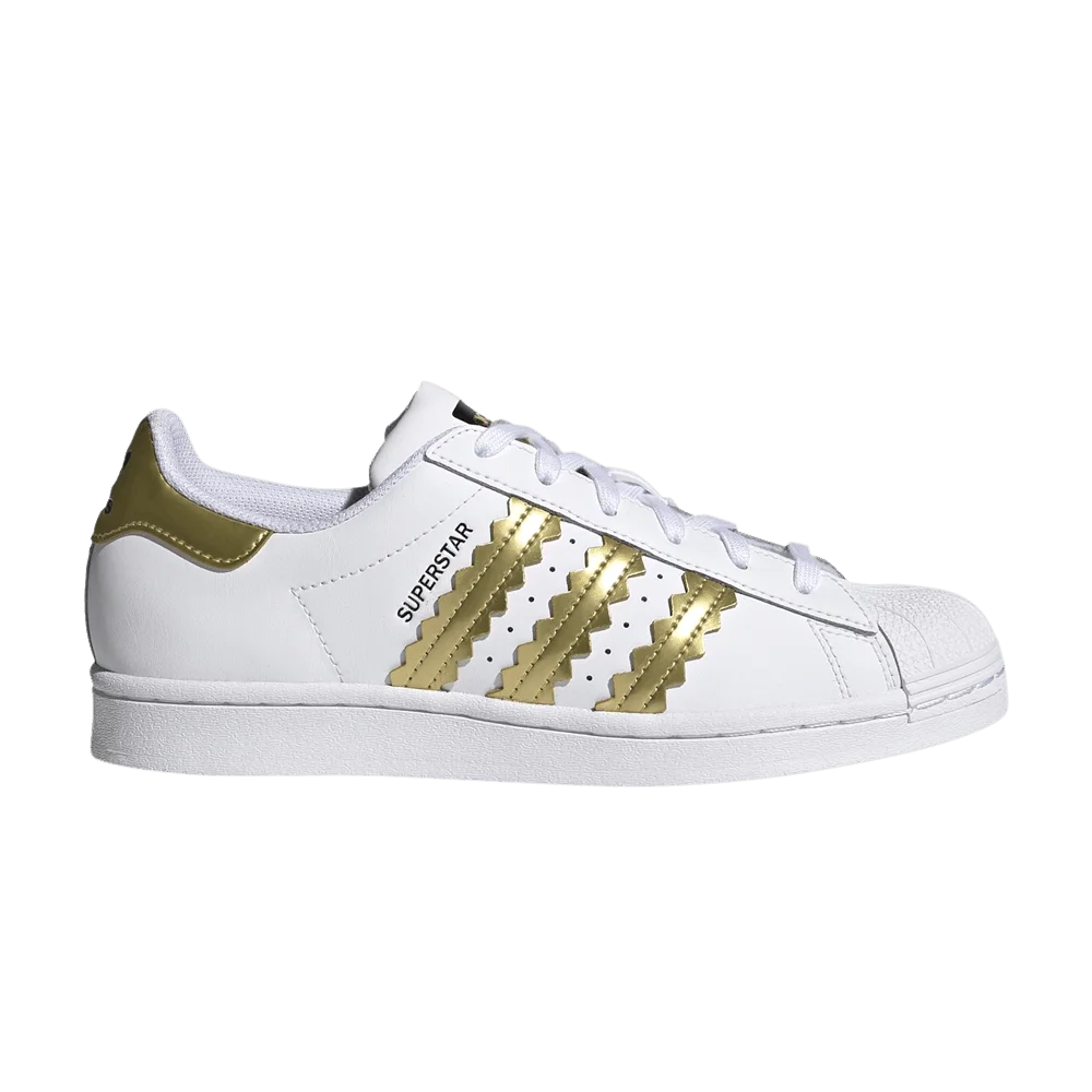 Кроссовки Adidas Wmns Superstar 'White Matte Gold'