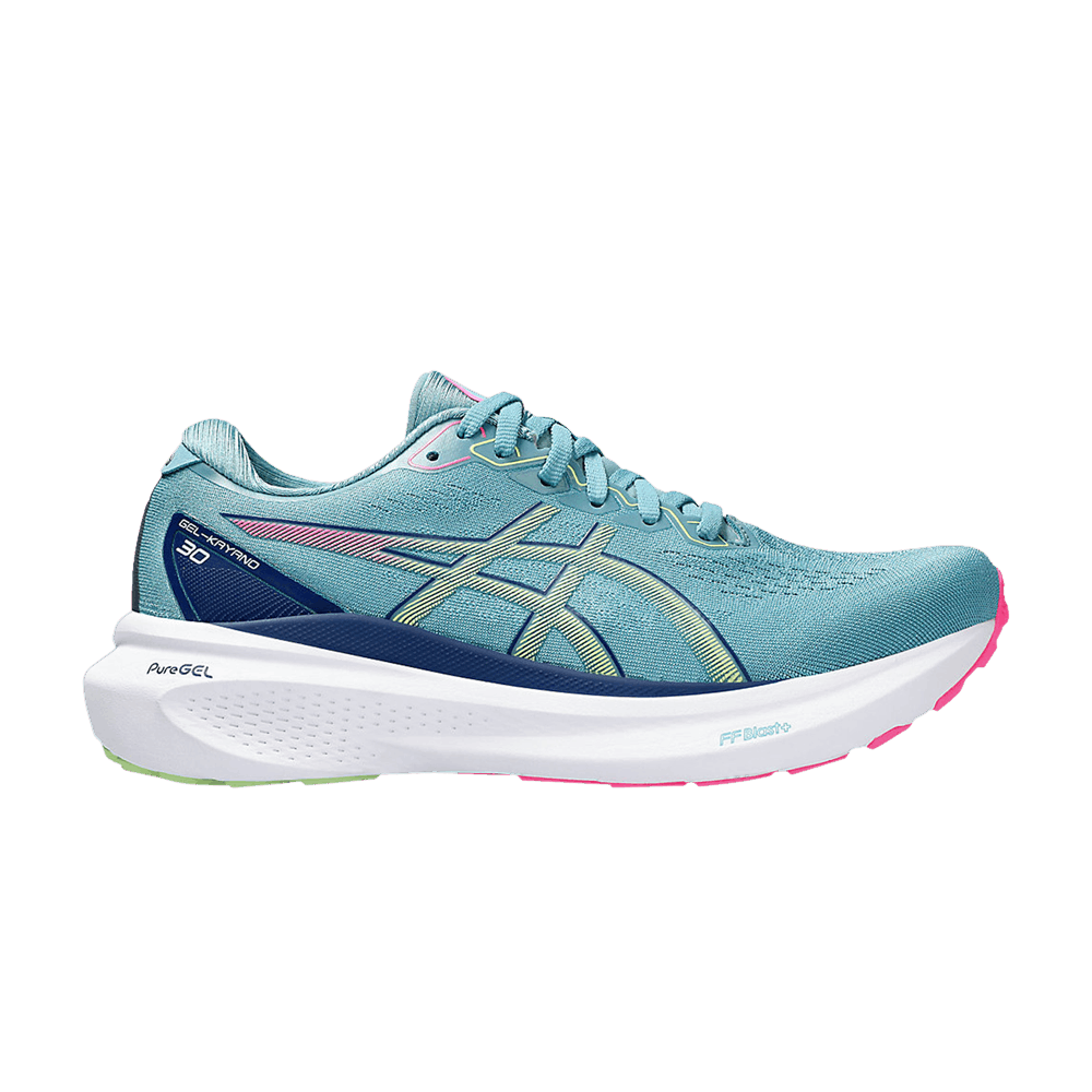 Кроссовки ASICS Wmns Gel Kayano 30 Wide 'Gris Blue Lime Green'