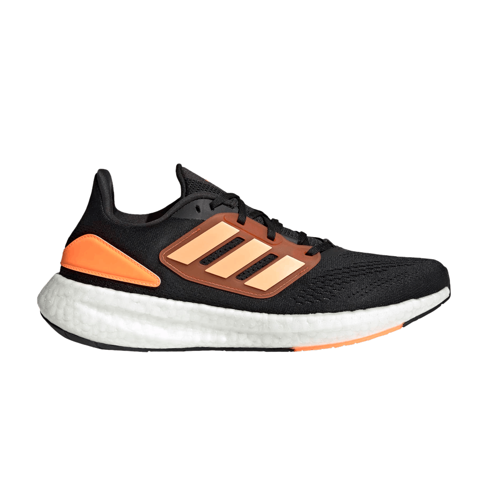 Кроссовки Adidas PureBoost 22 'Black Acid Orange'
