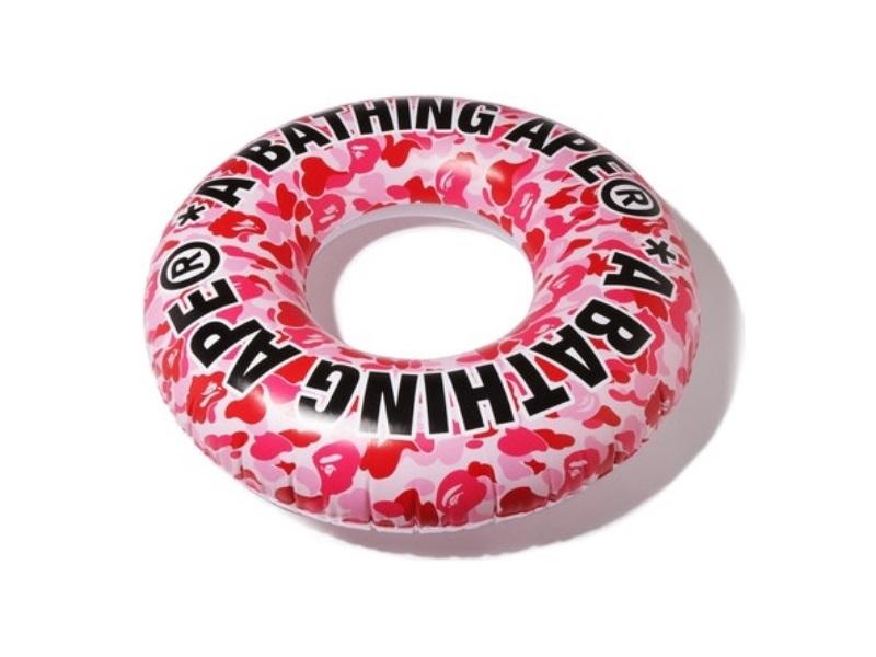 Надувной круг BAPE ABC Beach Floating Tube Pink