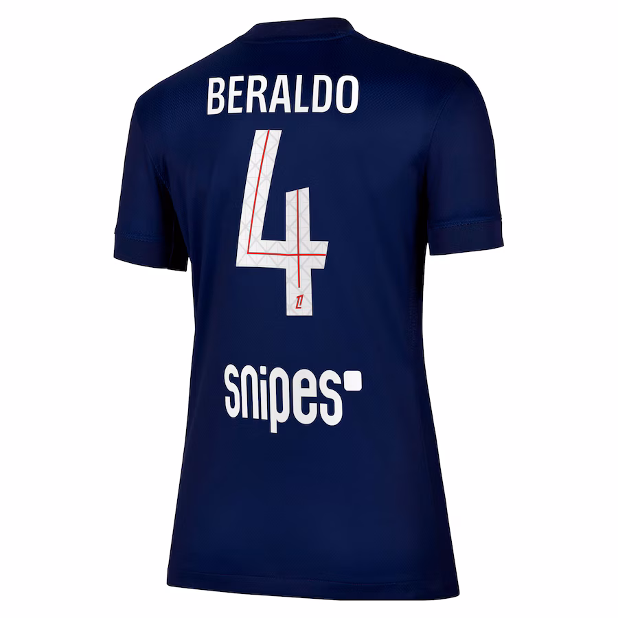 Женское футбольное джерси PSG Nike Dri-FIT ADV Home Match Shirt 2025-26 - Beraldo 4