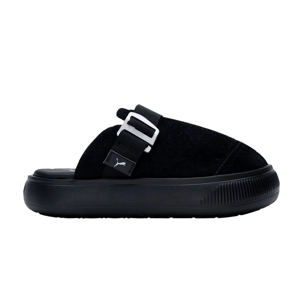 Puma Wmns Suede Mayu Mule 'Black Silver'