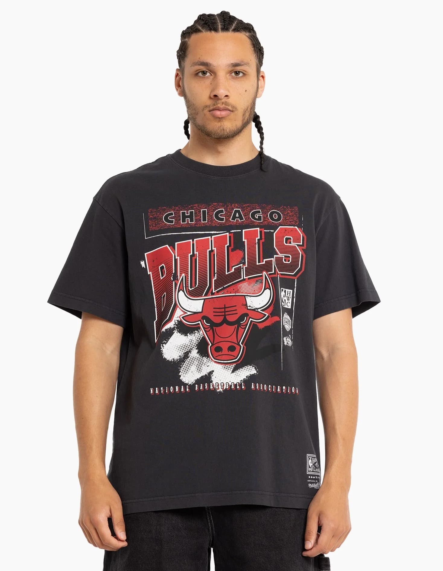 Футболка Mitchell & Ness Chicago Bulls Vintage Brush Off 2.0 NBA T-Shirt
