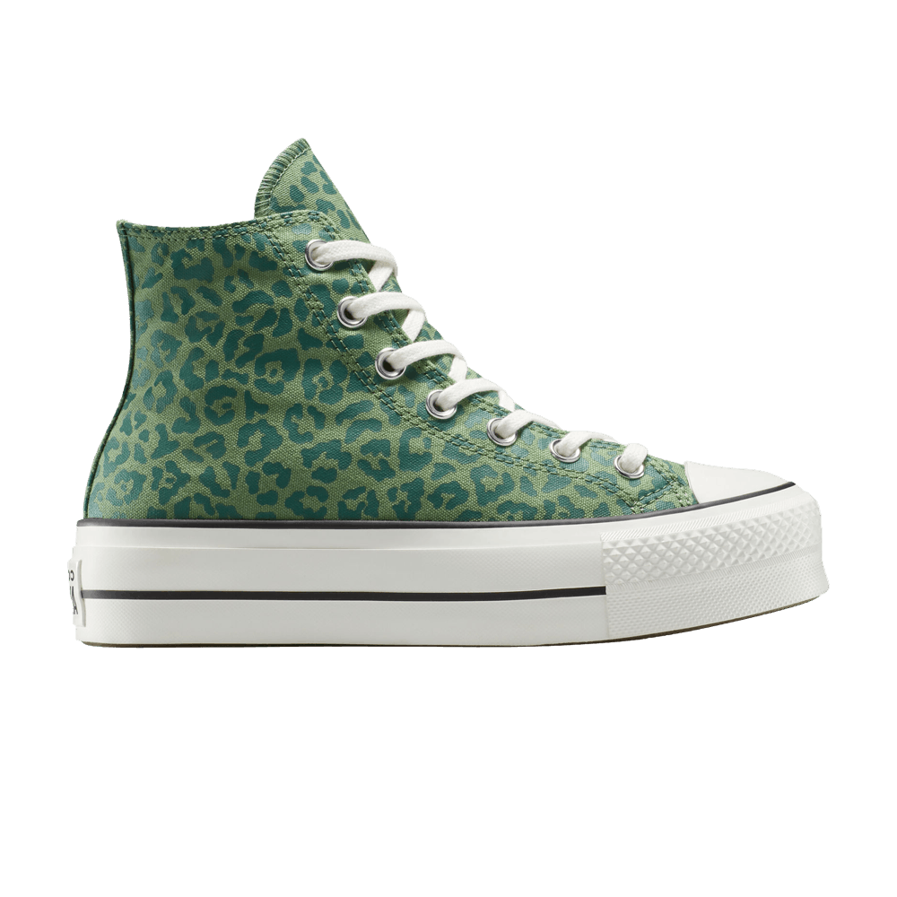 Converse Wmns Chuck Taylor All Star Lift Platform High 'Green Leopard'