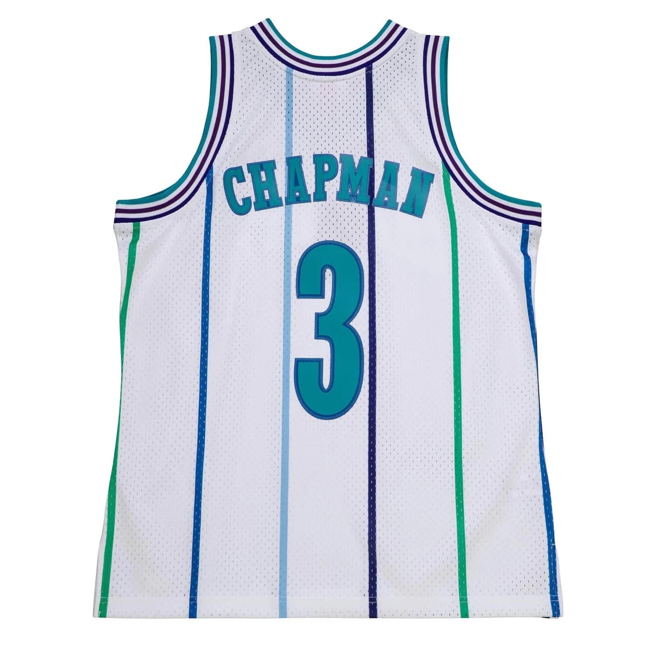 Баскетбольная джерси 1988-89 Charlotte Hornets Rex Chapman #3 Swingman Hardwood Classics White Jersey