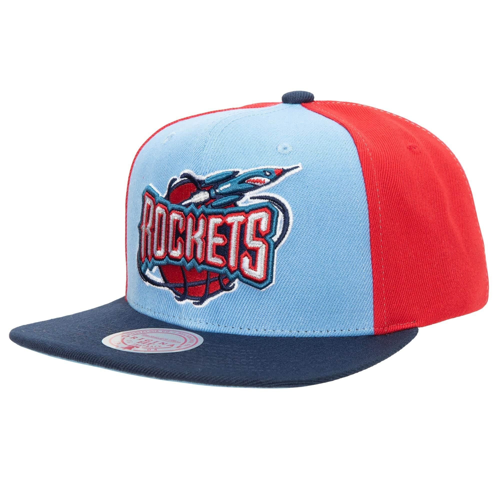 Mitchell-Ness-On-The-Block-Snapback-HWC-Houston-Rockets-Hat